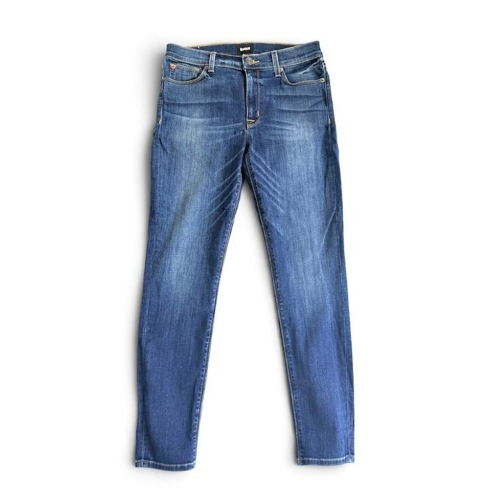 Hudson Nico Midrise Super Skinny Ankle Jeans Size 27 Blue